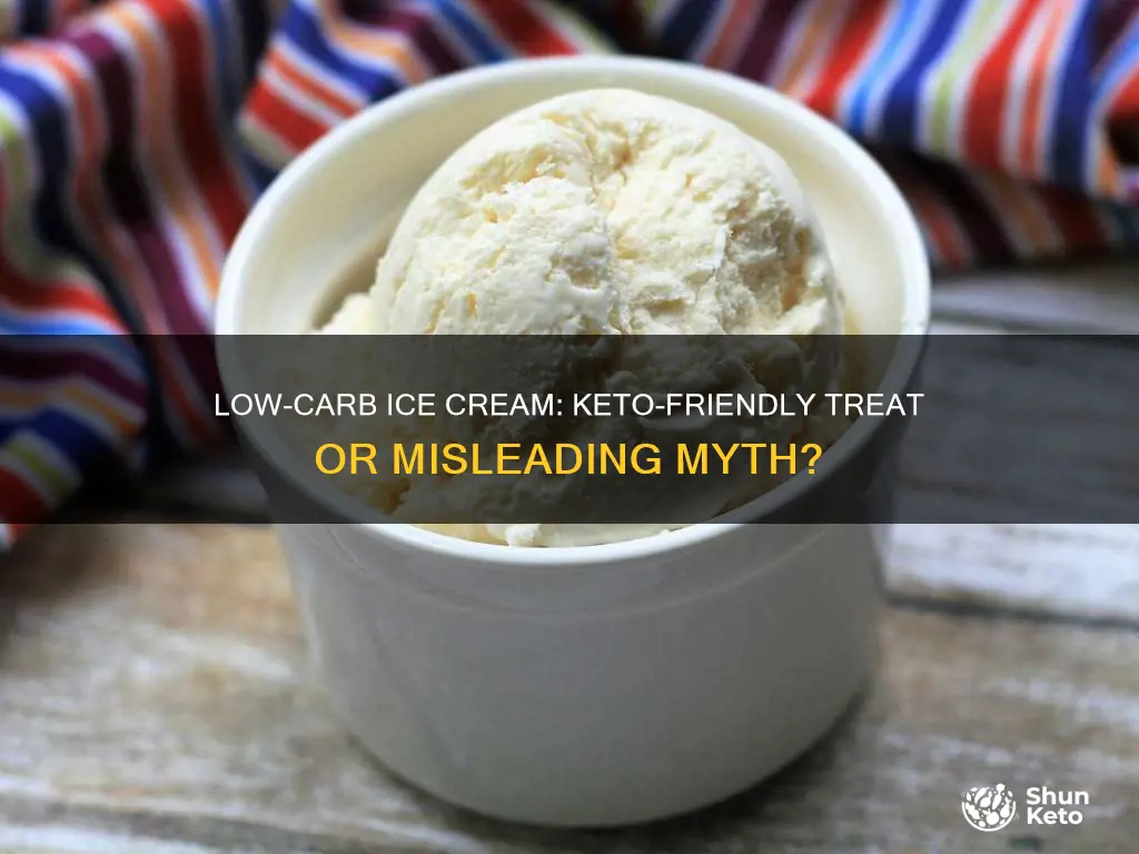 can you eat low carb ice cream on keto