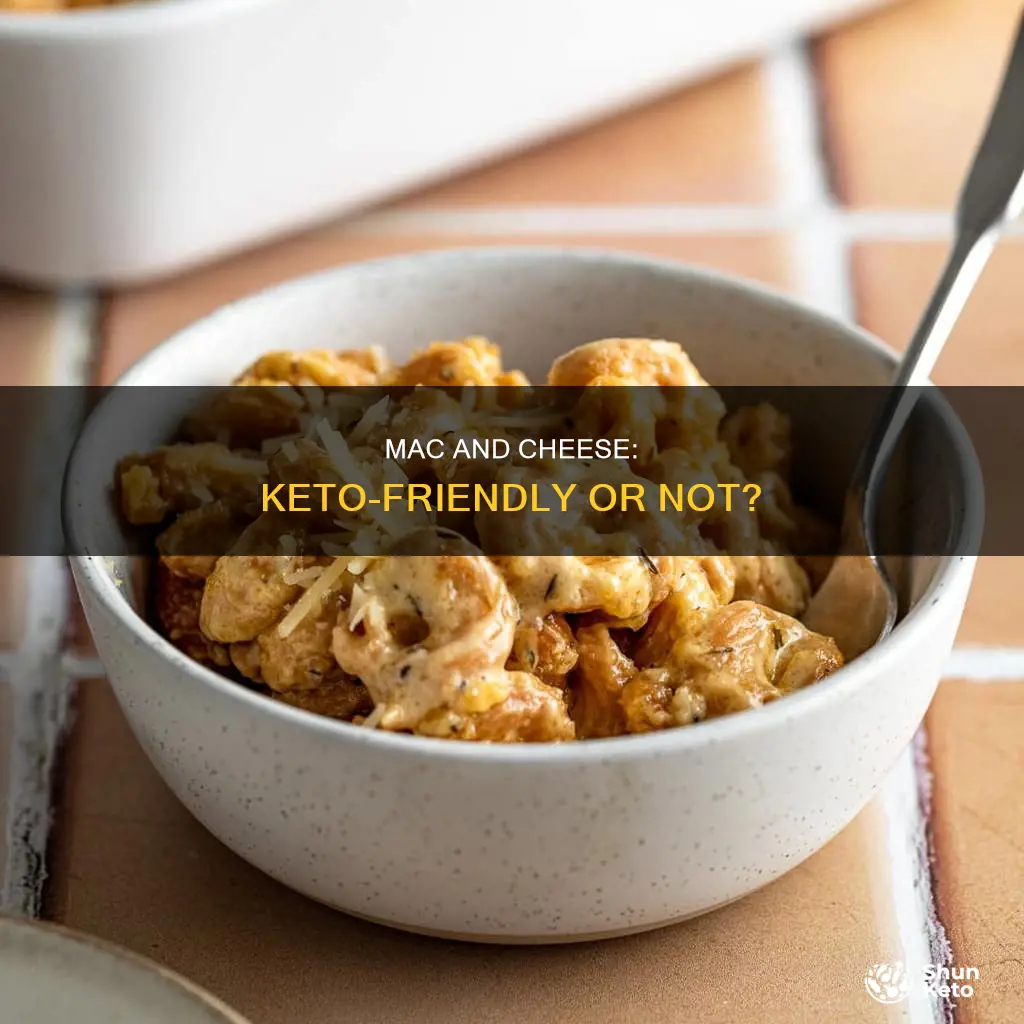 can you eat mac and cheese on keto