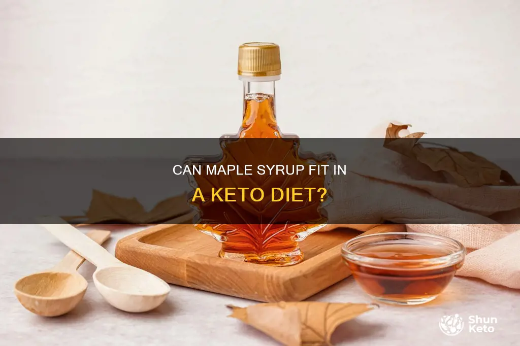 can you eat maple syrup on keto