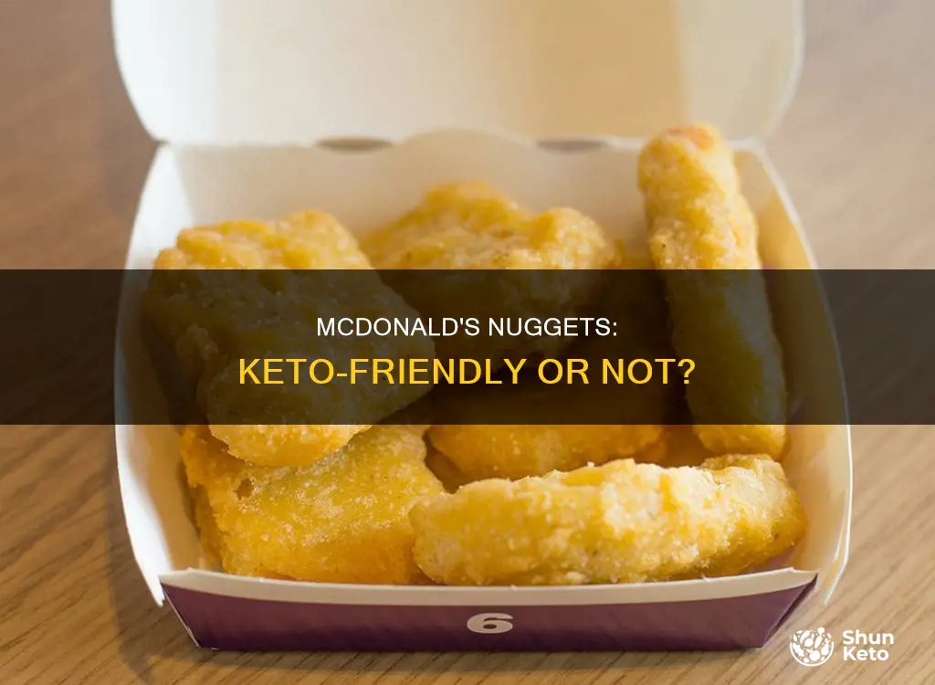 can you eat mcdonalds nuggets on keto