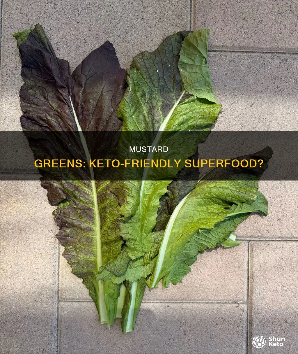 can you eat mustard greens on keto