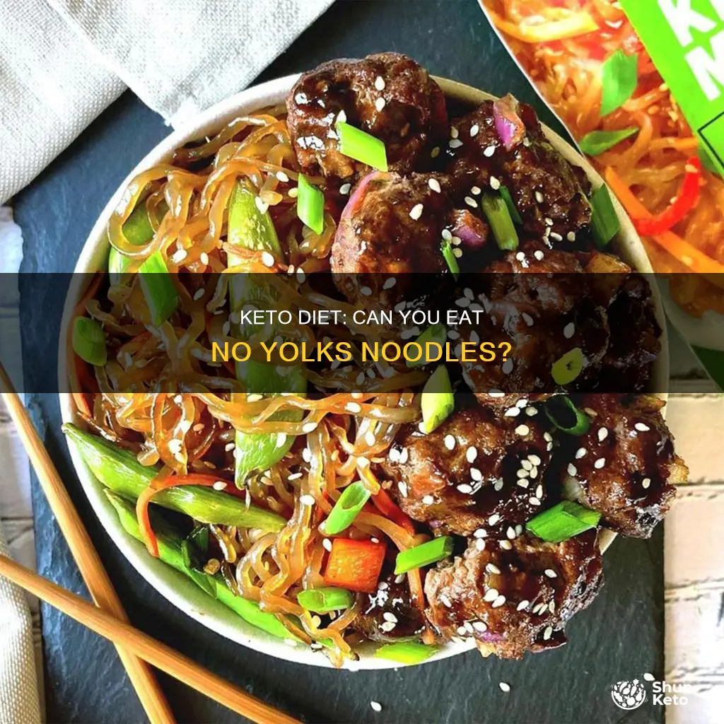 can you eat no yolk noodles on keto diet