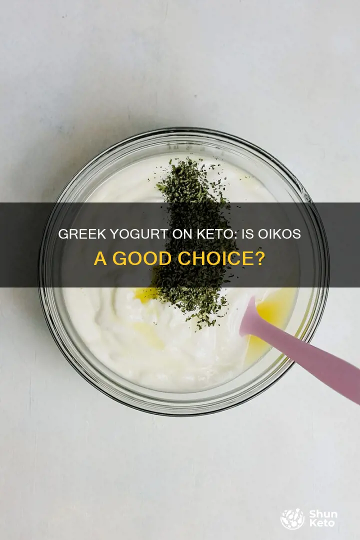 can you eat oikos greek yogurt on keto