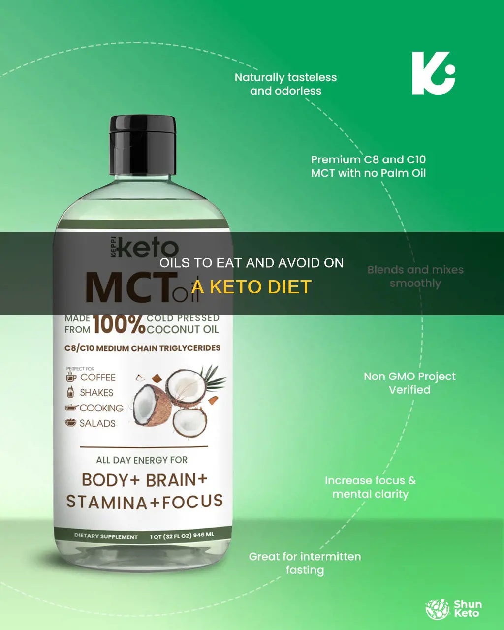can you eat oil on keto
