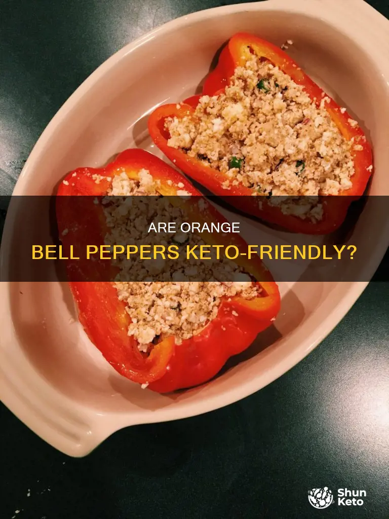 can you eat orange bell peppers on keto