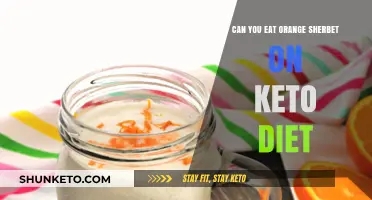 Can You Eat Orange Sherbet on a Keto Diet?