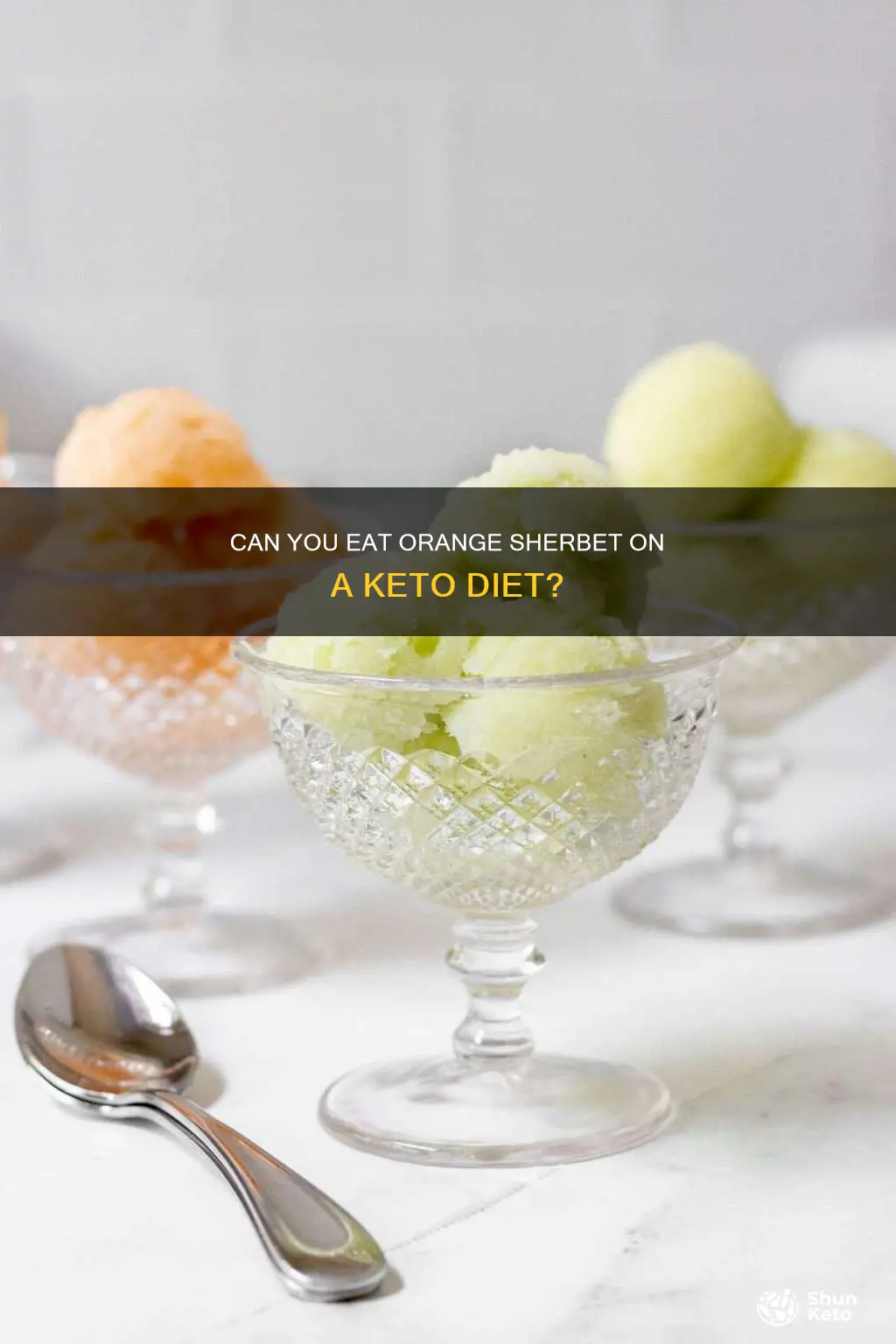 can you eat orange sherbet on keto diet