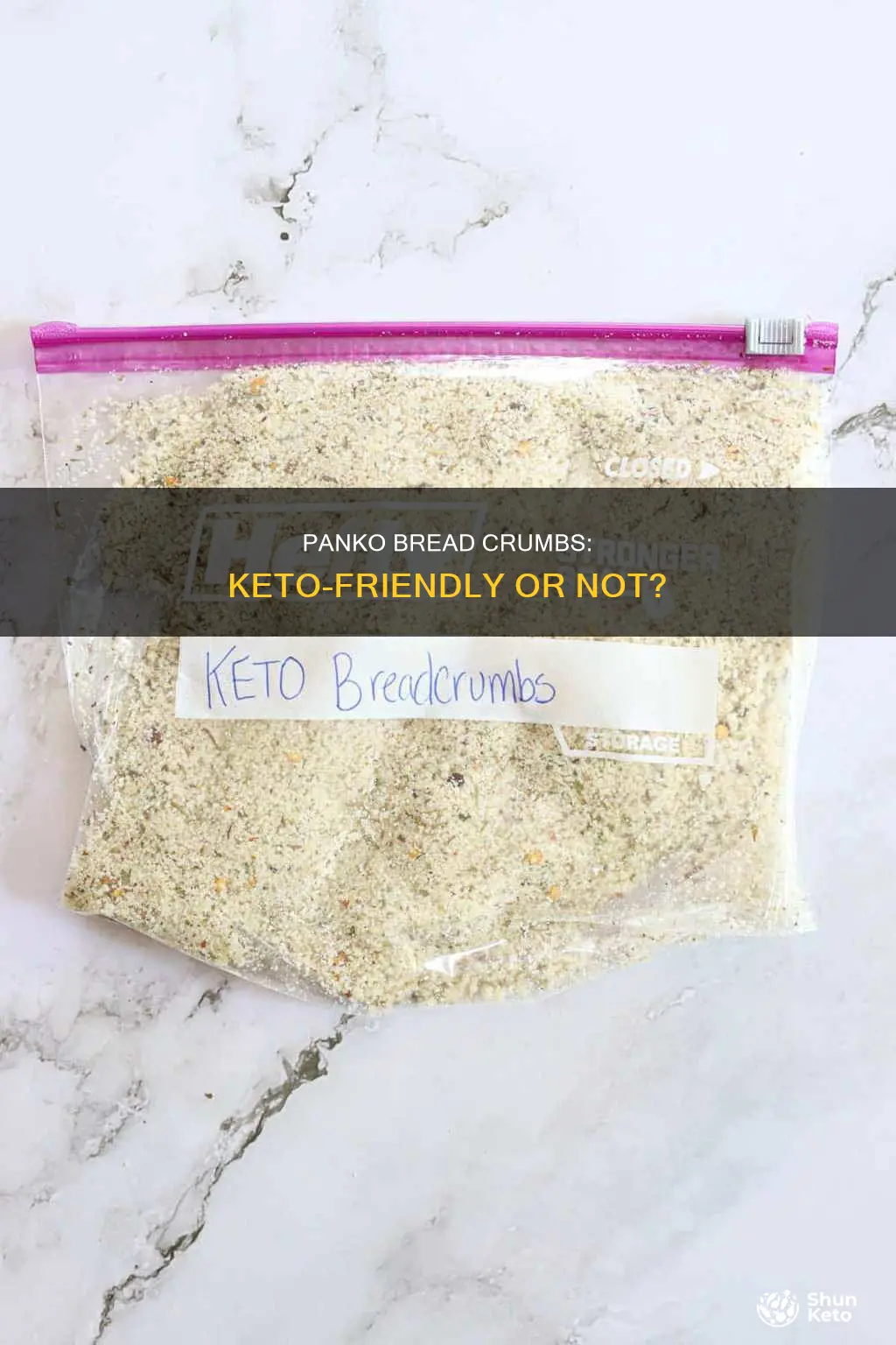 can you eat panko bread crumbs on keto