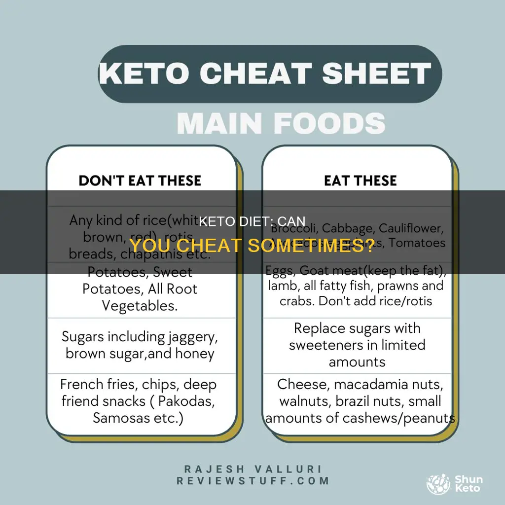 can you eat part keto and part not