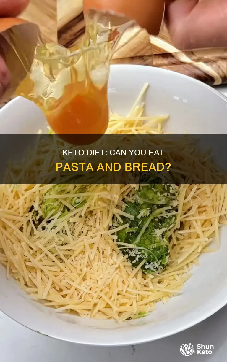 can you eat pasta and bread on the keto diet