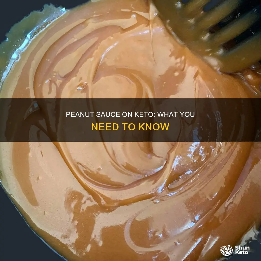 can you eat peanut sauce on keto