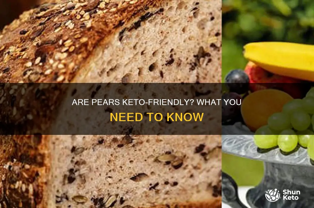 can you eat pears on keto