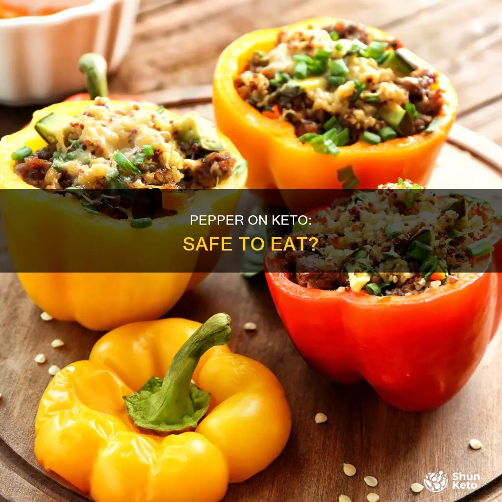 can you eat pepper on keto