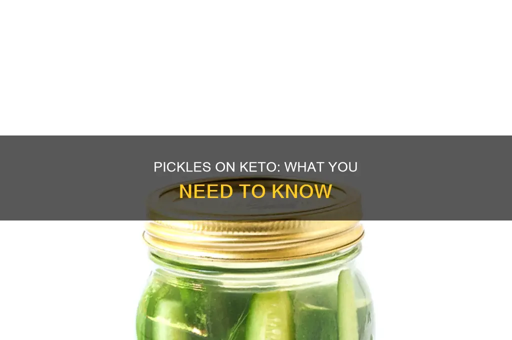 can you eat pickles on keto