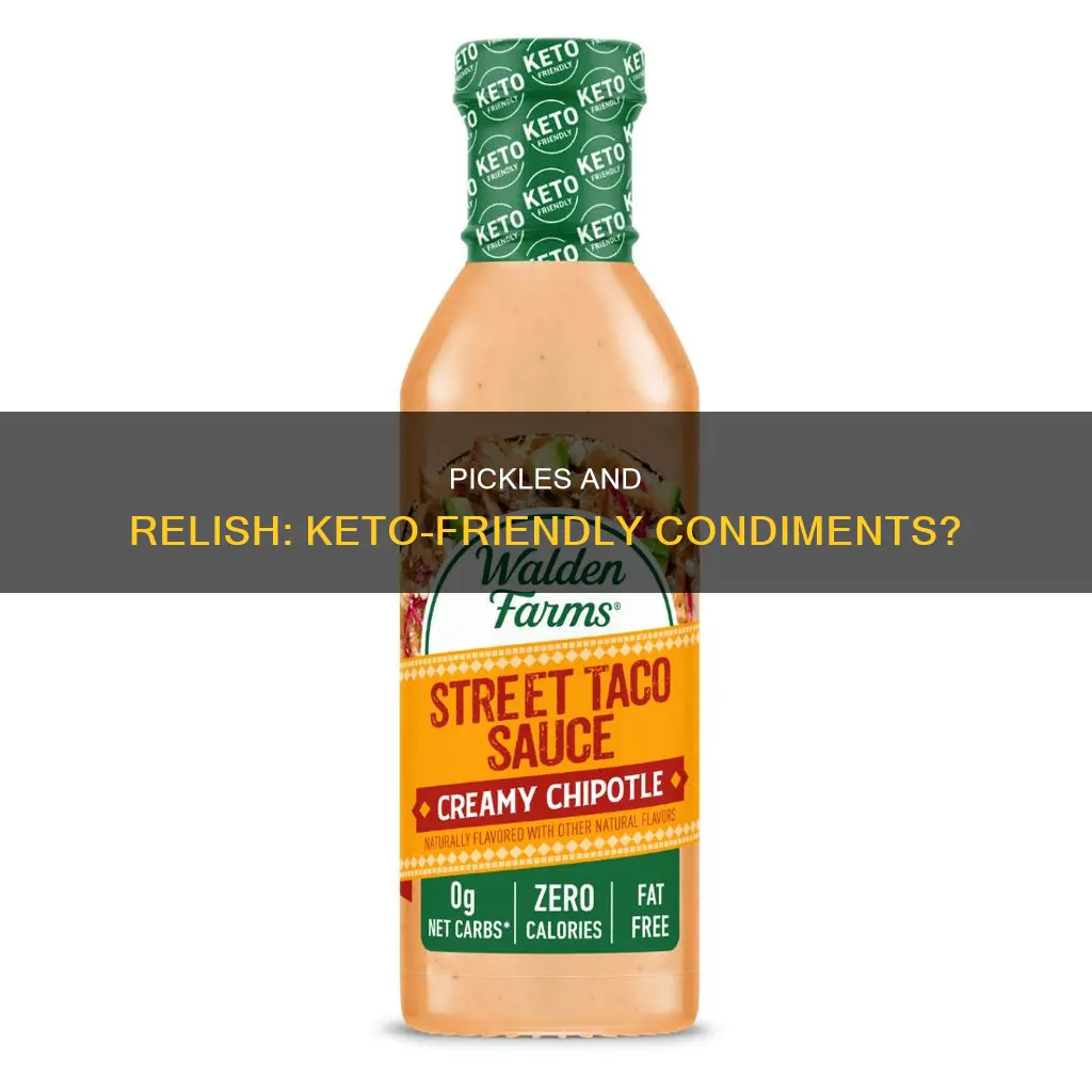 can you eat pickles relish on keto diet