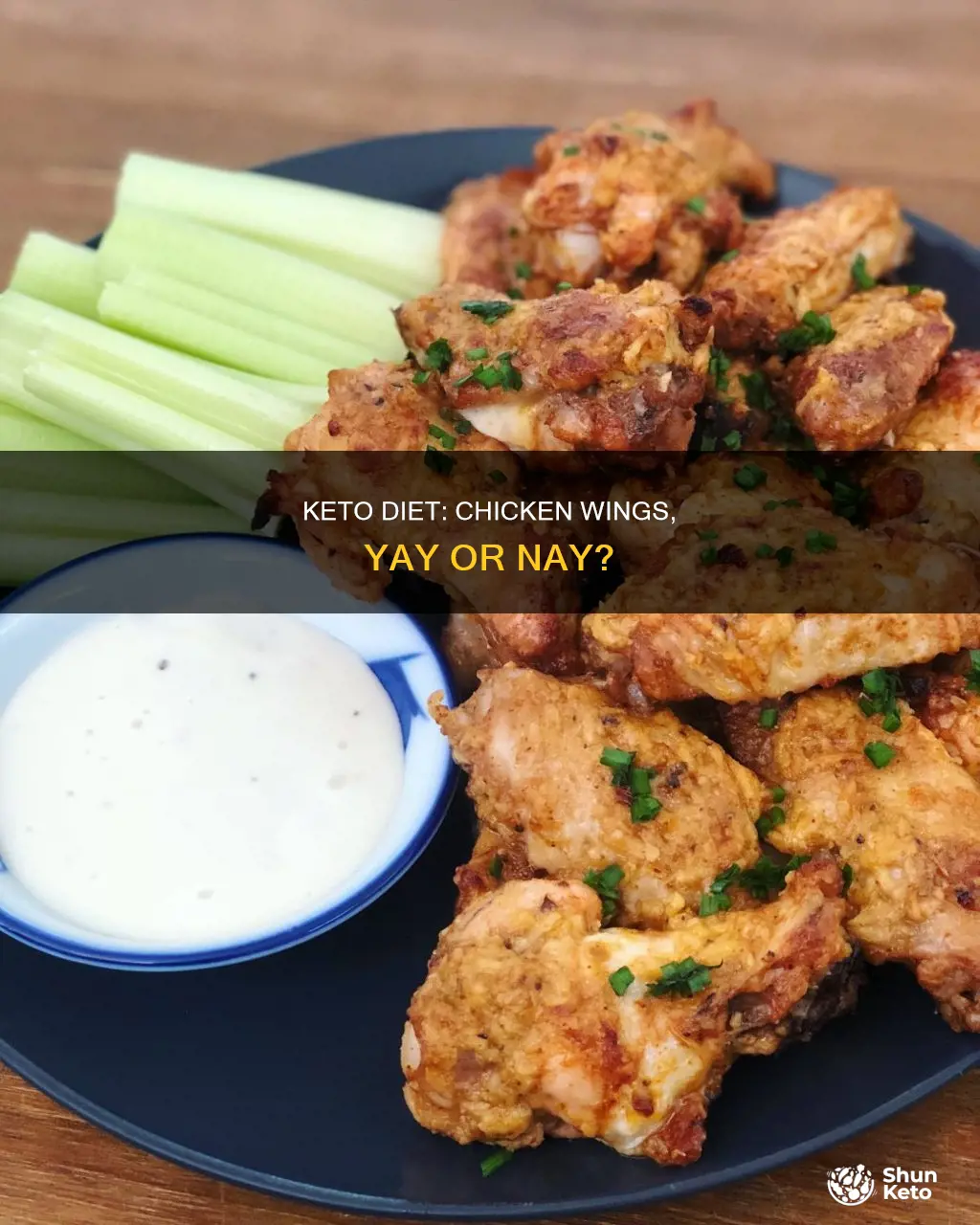 can you eat plain chicken wings on keto