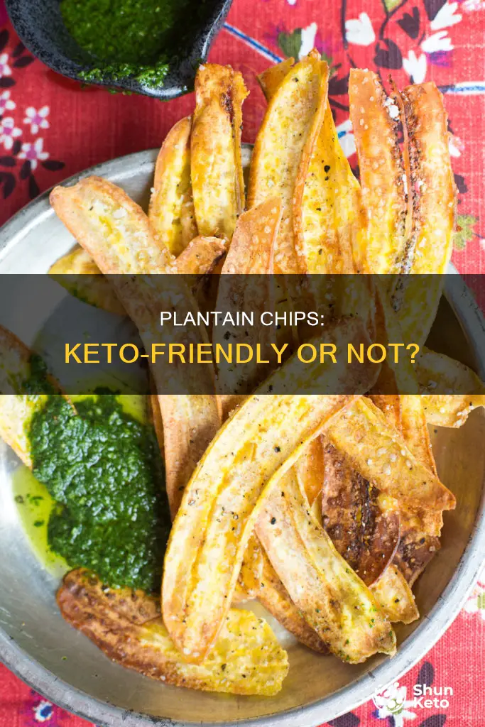 can you eat plantain chips on keto