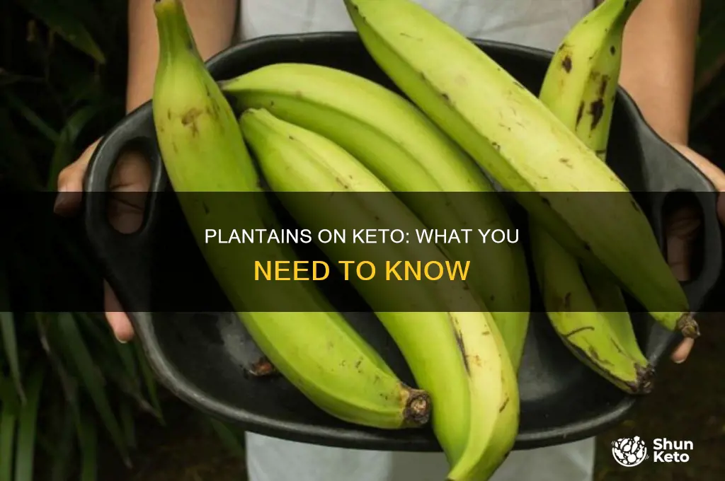 can you eat plantains on keto