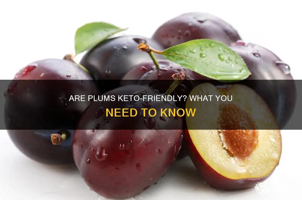can you eat plums on keto