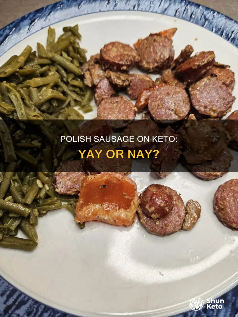 can you eat polish sausage on keto