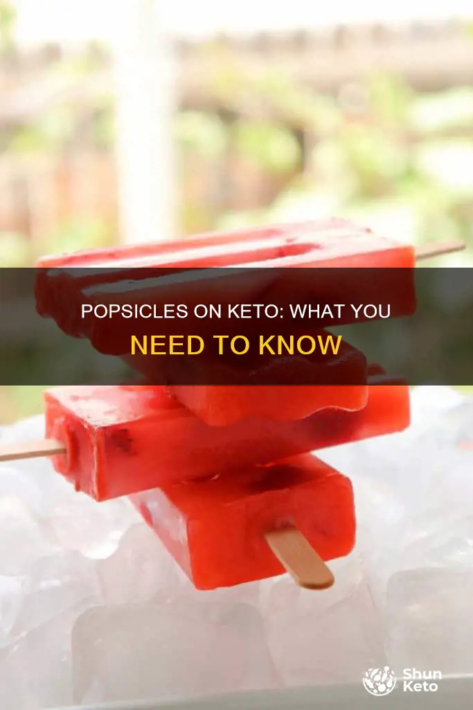 can you eat popsicles on keto