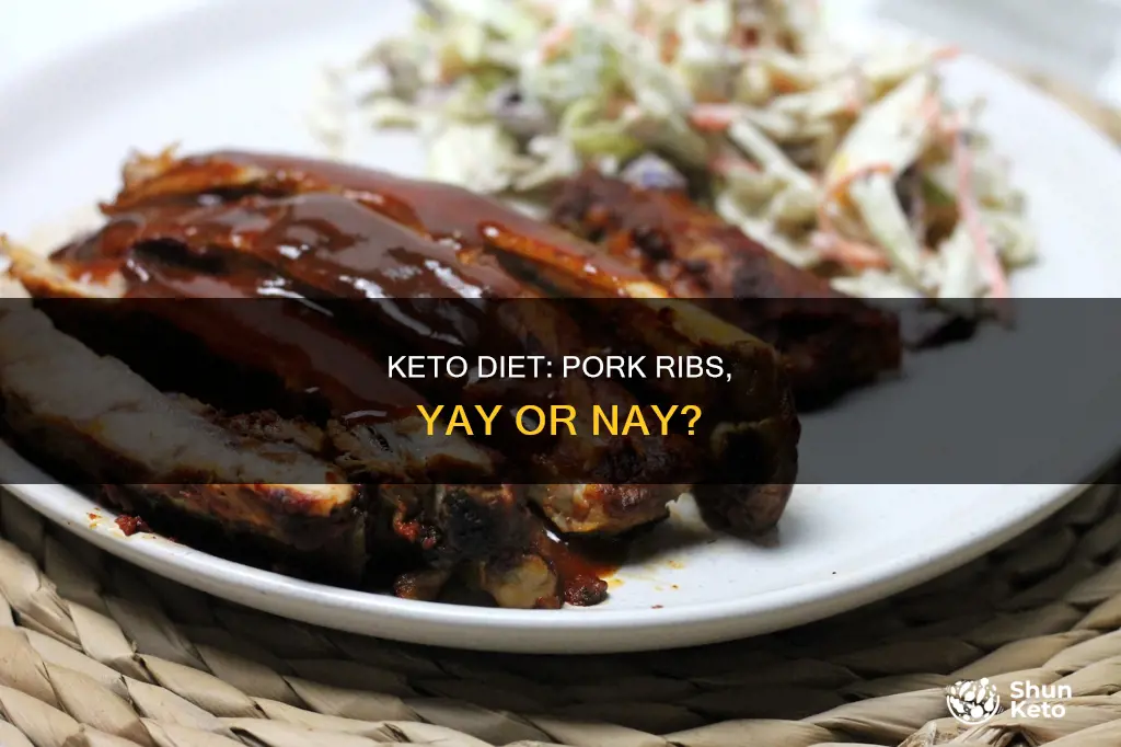 can you eat pork ribs on keto