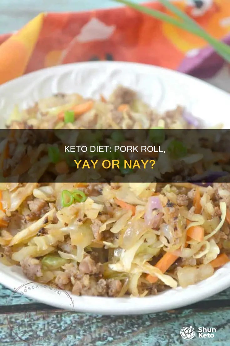 can you eat pork roll on keto
