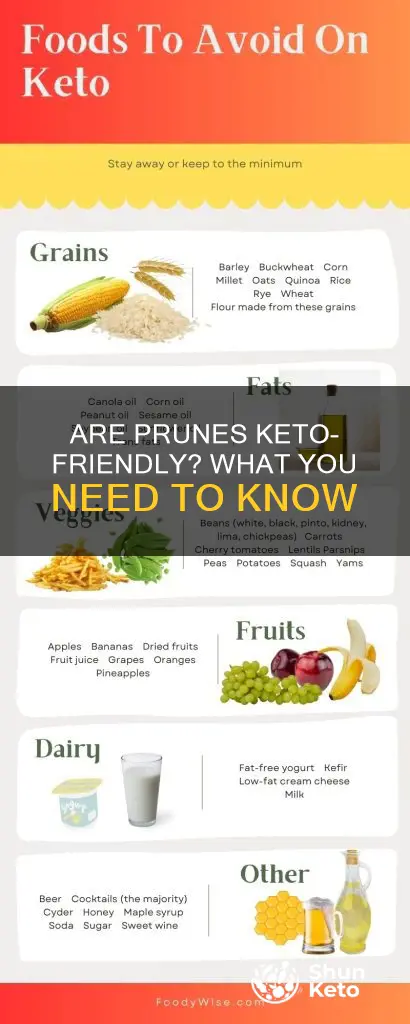 can you eat prunes on a keto diet