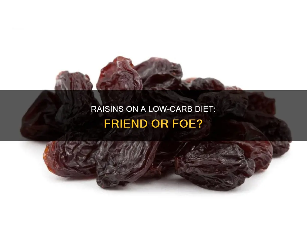 can you eat raisins on a low carb diet