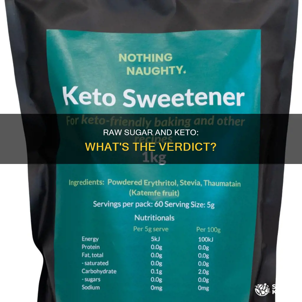 can you eat raw sugar on keto diet