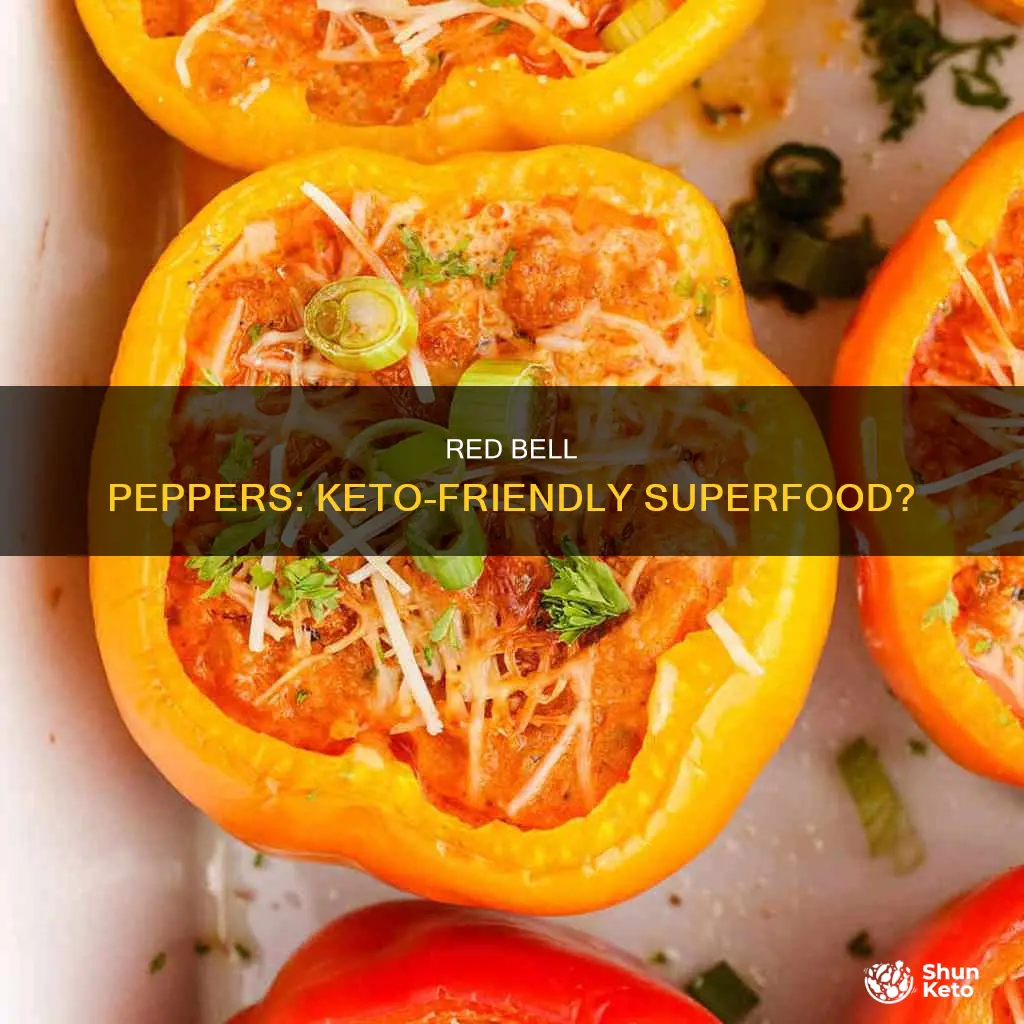 can you eat red bell peppers on keto diet