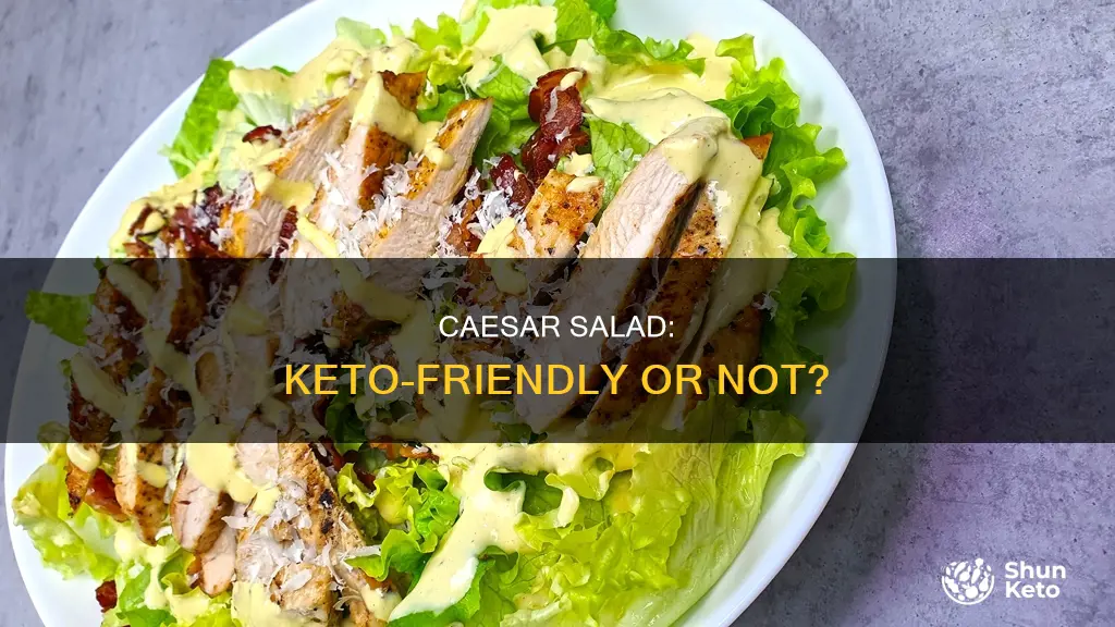 can you eat restaurant caesar salad on keto