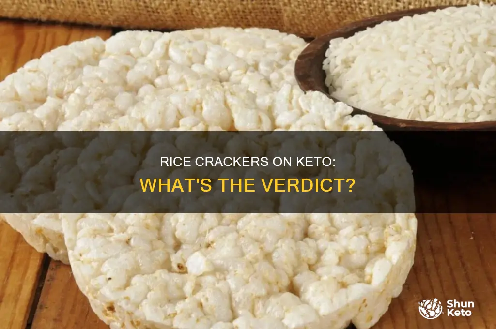 can you eat rice crackers on keto