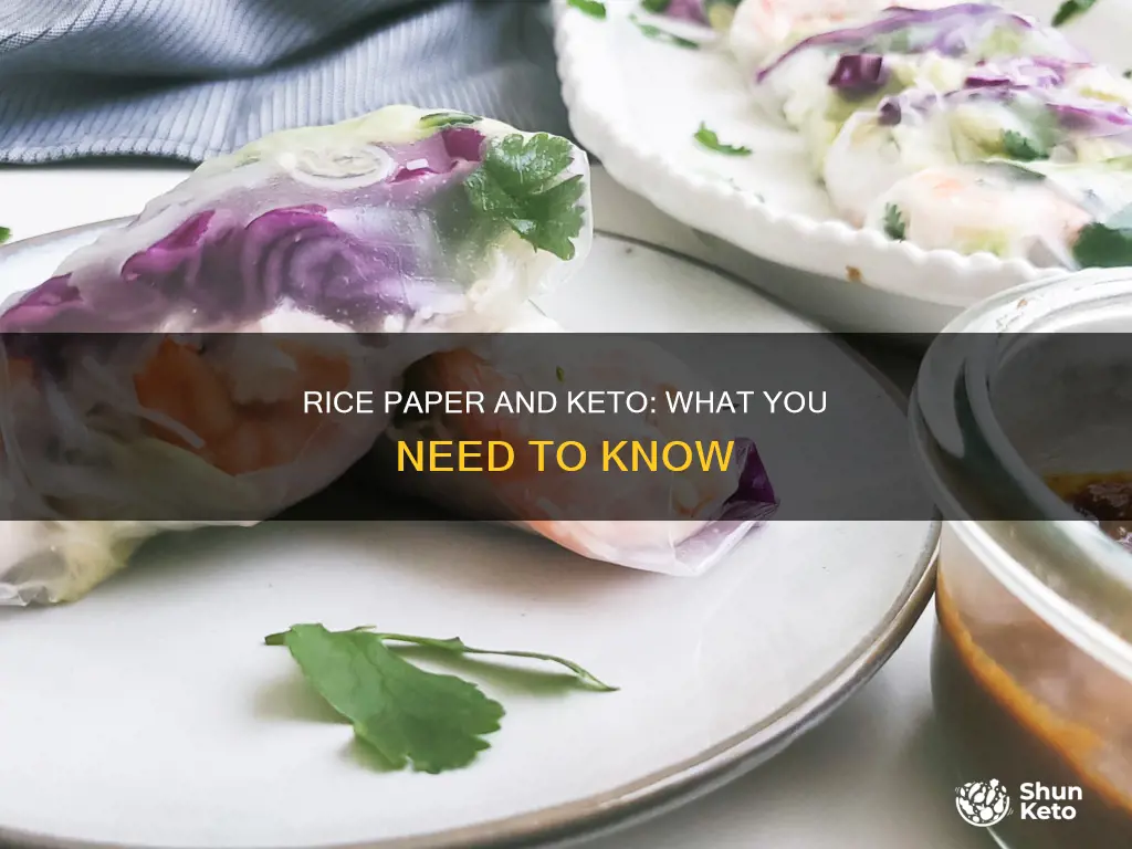 can you eat rice paper on keto