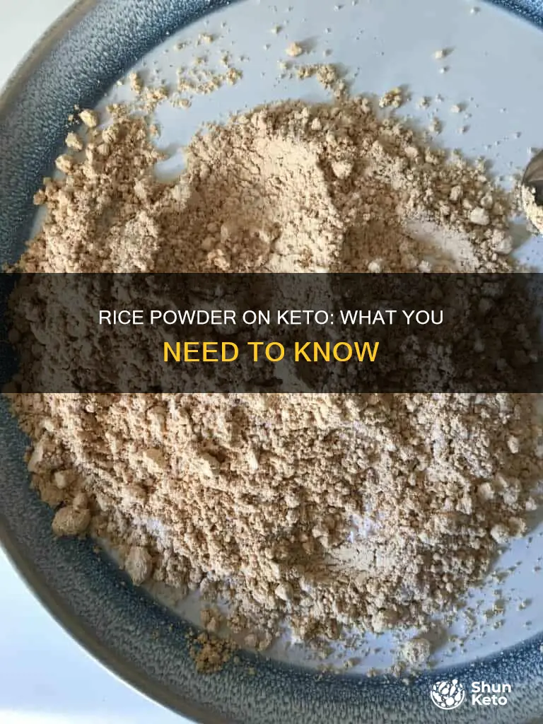 can you eat rice powder on keto