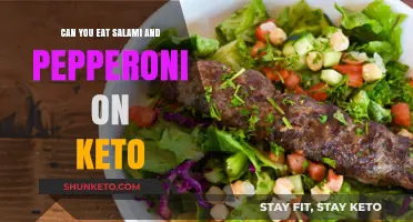 Meat Lovers: Salami and Pepperoni on Keto