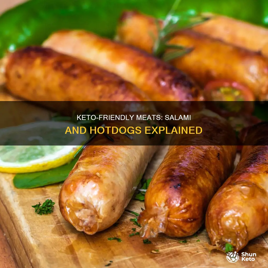 can you eat salami or hotdogs on keto