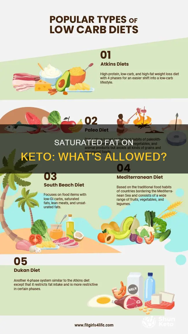 can you eat saturated fat in keto diet