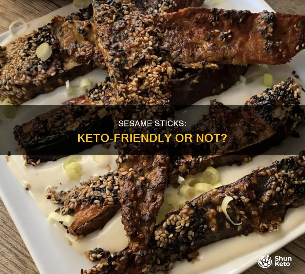 can you eat sesame sticks on keto