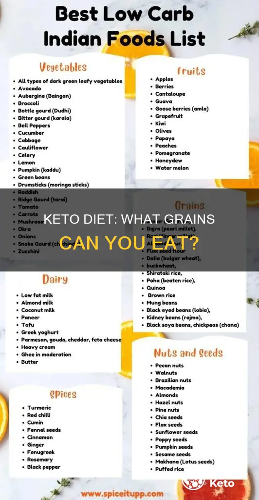 can you eat some grains on keto diet