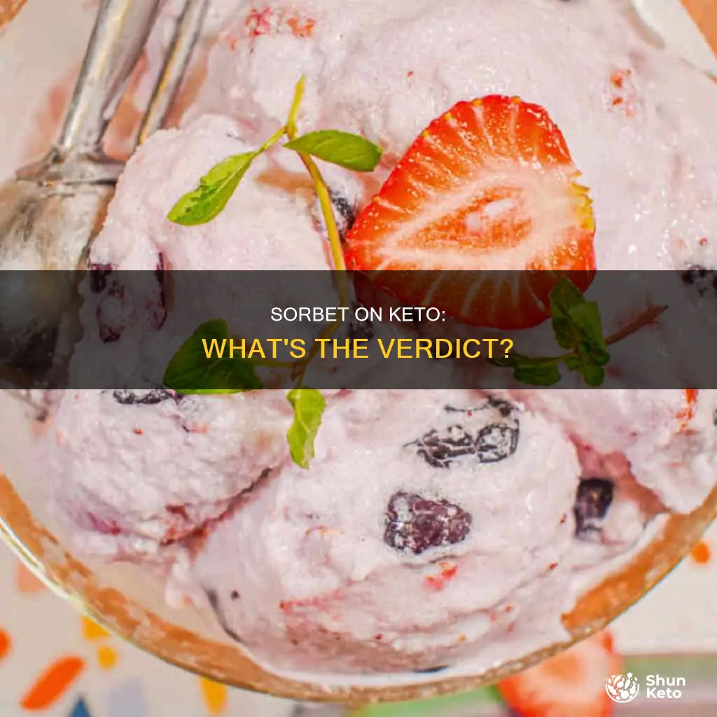 can you eat sorbet on keto