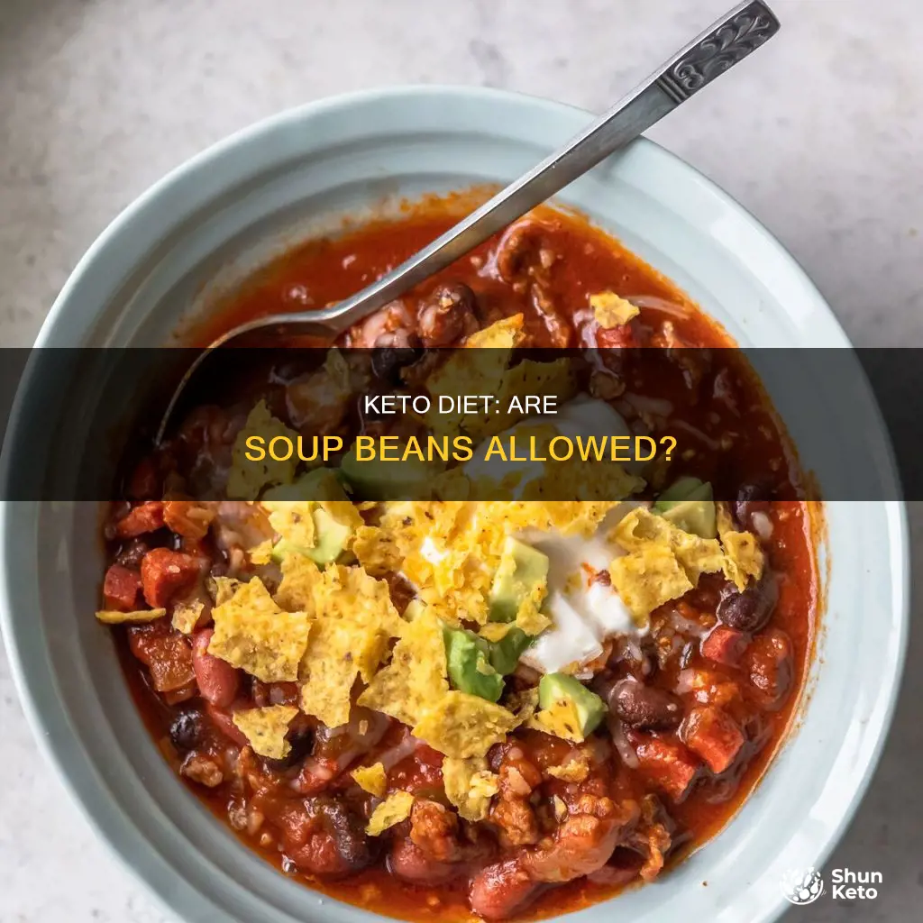 can you eat soup beans on keto diet