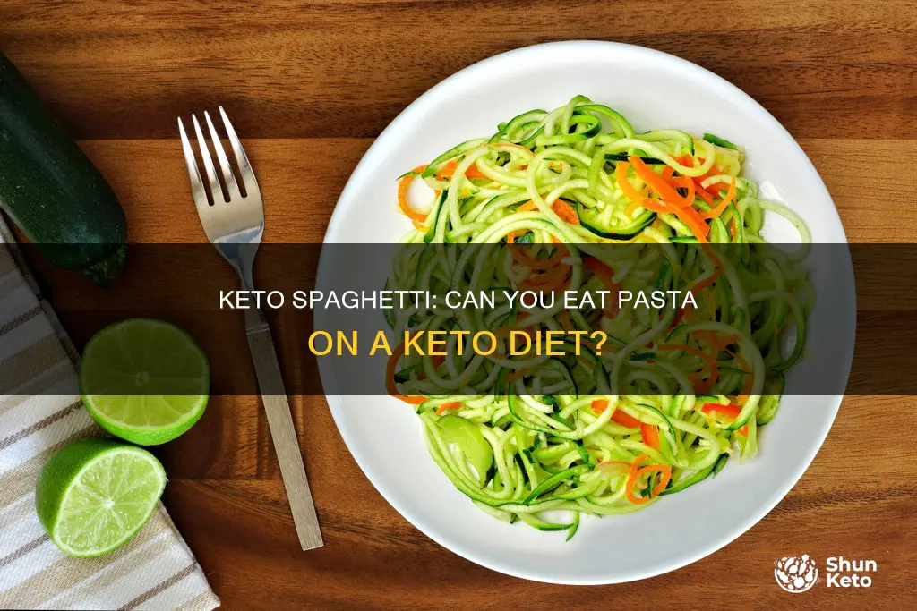 can you eat spaghetti on a keto diet