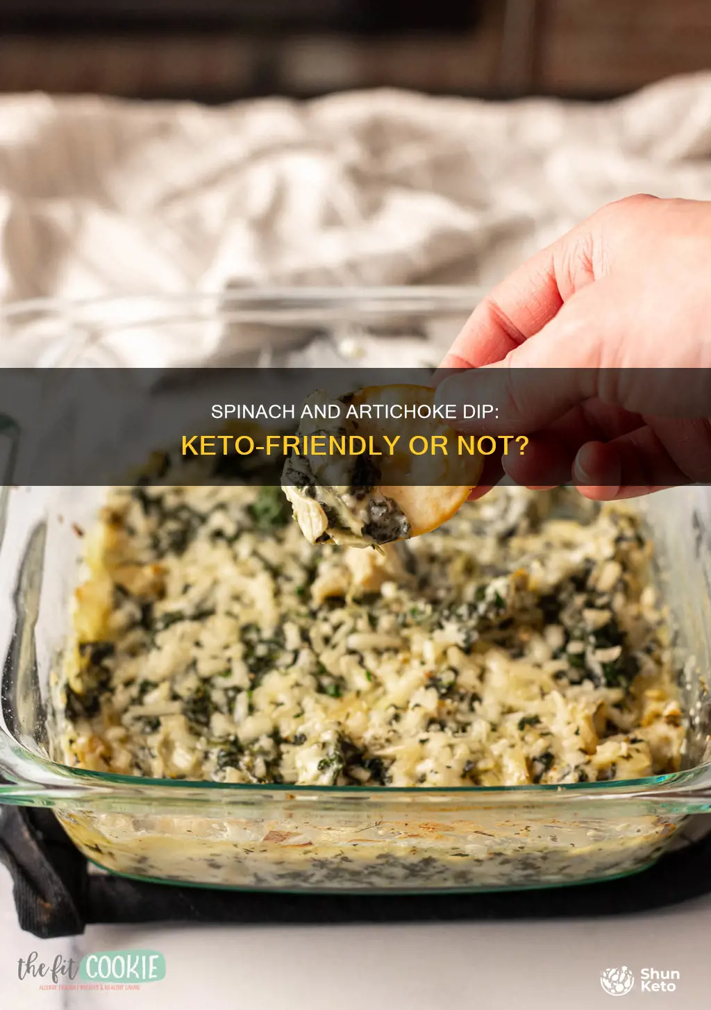can you eat spinach and artichoke dip on keto