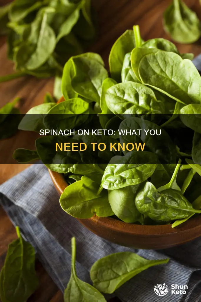 can you eat spinach on a keto diet