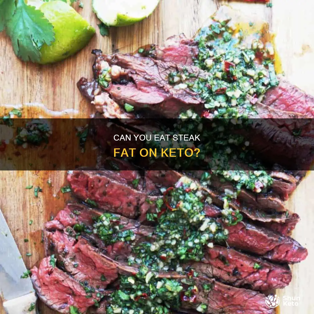 can you eat steak fat on keto