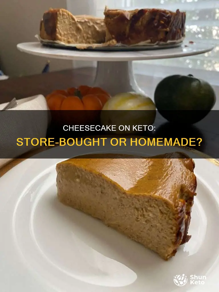 can you eat store bought cheesecake on keto diet