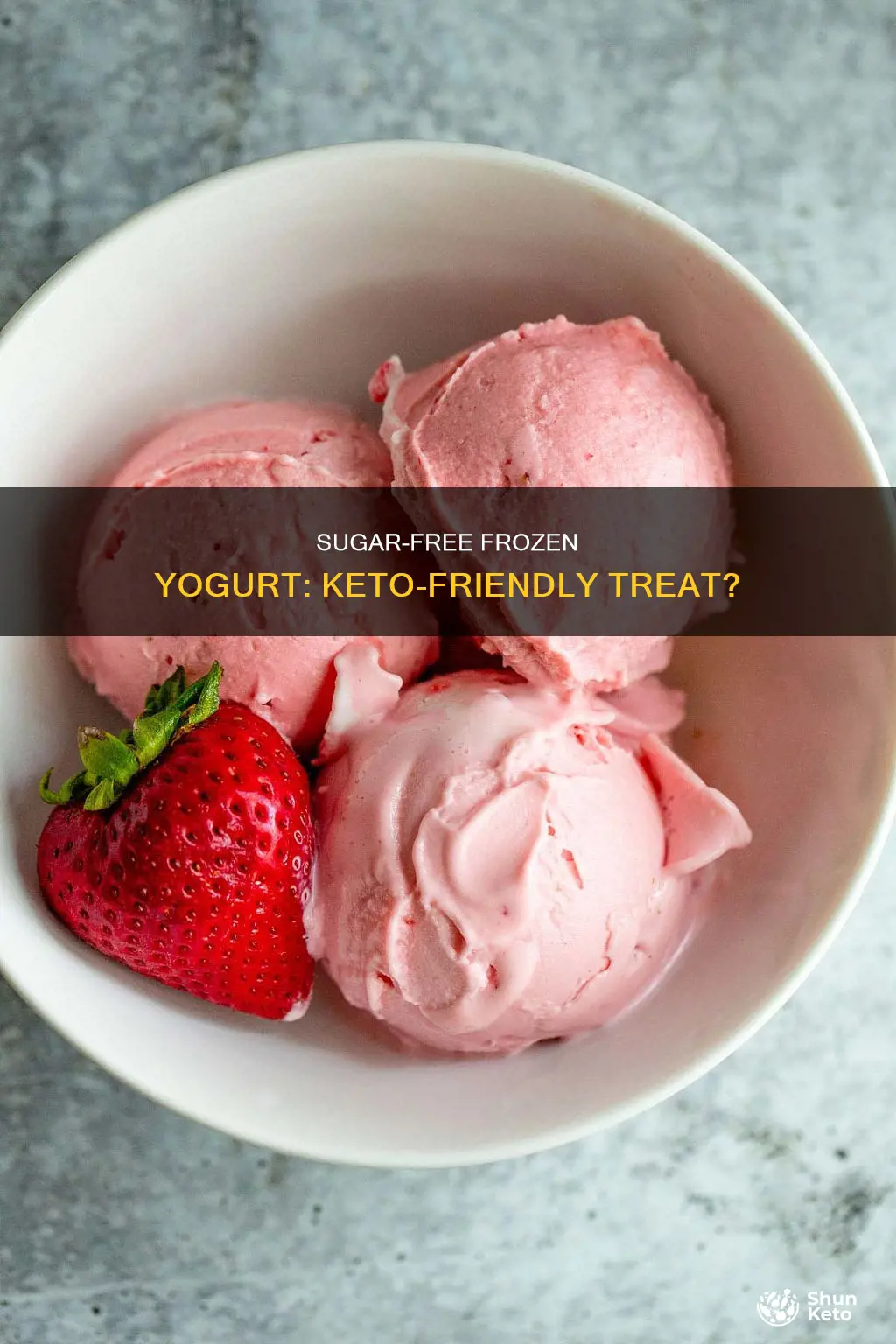 can you eat sugar free frozen yogurt on keto