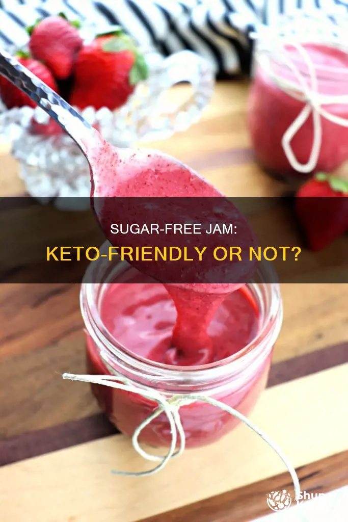 can you eat sugar free jam on keto