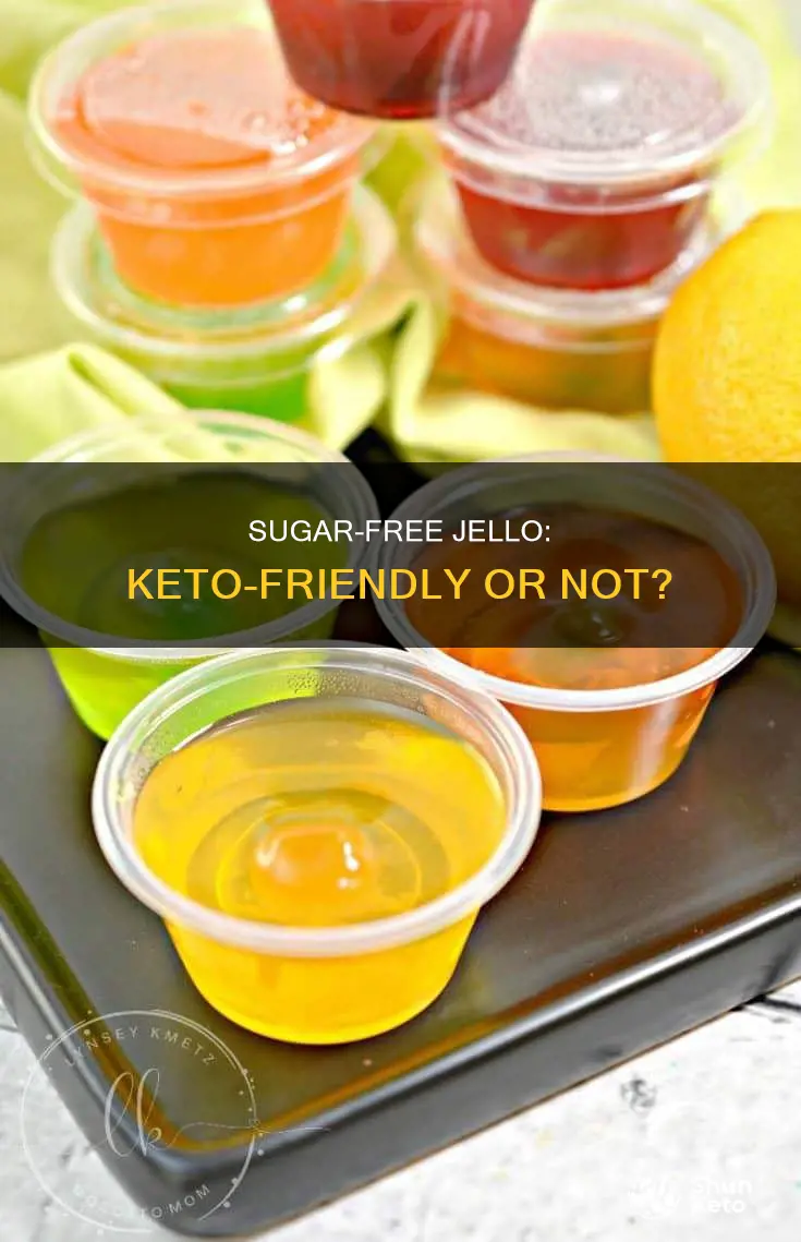 can you eat sugar free jello cups on keto